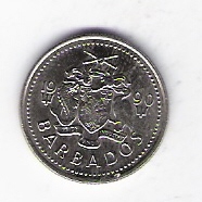  Barbados 10 Cents K-N 1990 Schön Nr.4   