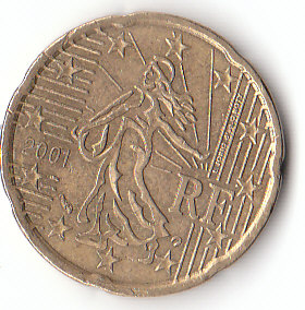  20 Cent Frankreich 2001 (A577)   