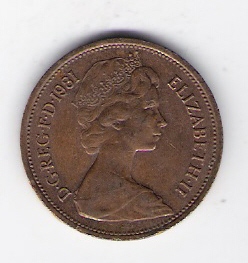  Großbritannien 2 Pence Bro 1981  Schön Nr.403   