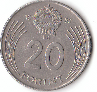  20 Forint Ungarn 1982 (A403)   