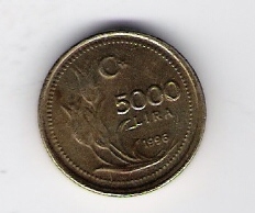  Türkei 5000 Lira Me 1996 Schön Nr.133   