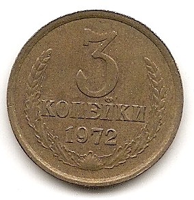  Sowjetunion 3 Kopeken 1972 #292   