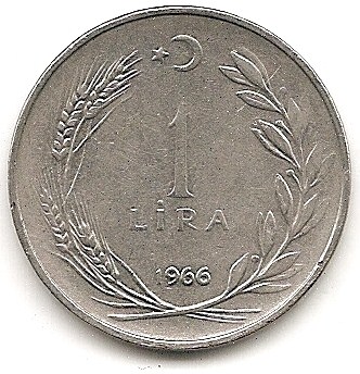 Türkei 1 Lira 1966 #303   