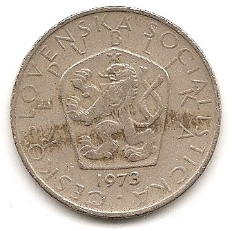  Tschechoslowakei 5 Kronen 1973 #304   