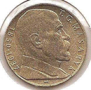  Tschechoslowakei 10 Kronen 1990 / Masaryk #312   