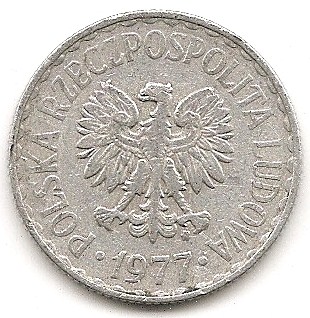  Polen 1 Zloty 1977 #324   