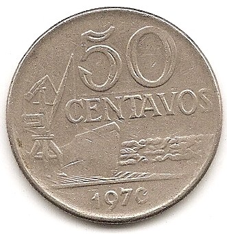  Brasilien 50 Centavos 1979 #325   