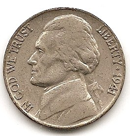 USA 5 Cent 1941 #340   