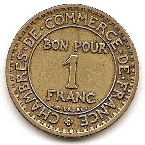  Frankreich 1 Franc 1923 #342   