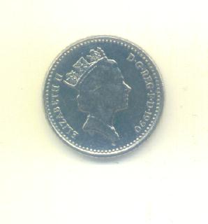  5 Pence Großbritannien 1990   