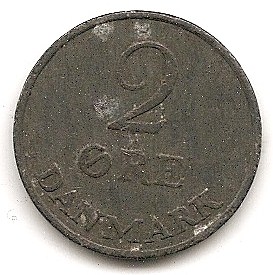 Dänemark 2 Ore 1951 #327   