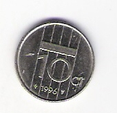 Niederlande  10 Cent N 1996 siehe Bild