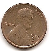  USA 1 Cent 1978 D #2   