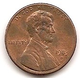  USA 1 Cent 1983 D #5   