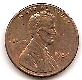  USA 1 Cent 1984 #5   