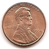  USA 1 Cent 1994 #6   