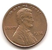  USA 1 Cent 1974 #51   
