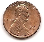  USA 1 Cent 1985 D #53   