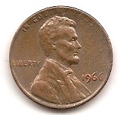  USA 1 Cent 1966 #55   