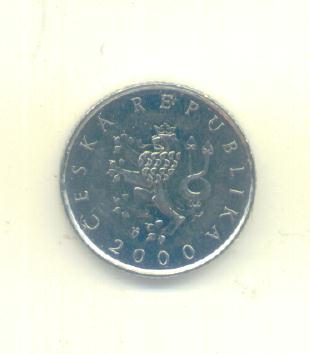  1 Krone Tschechoslowakei 2000   