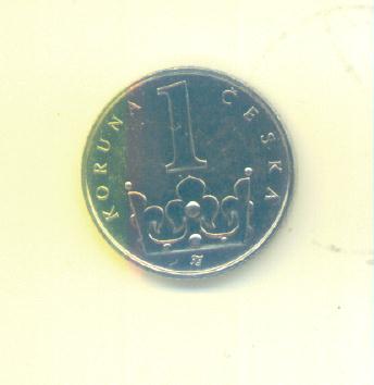  1 Krone Tschechoslowakei 2002   