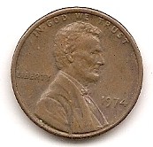  USA 1 Cent 1974 #62   