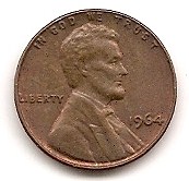  USA 1 Cent 1964 #62   