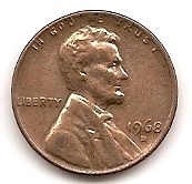  USA 1 Cent 1968 D #64   