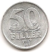  Ungarn 50 Filler 1987 #346   