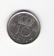  Niederlande 10 Cent 1962 N Schön Nr.66   