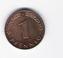 Deutschland  1 Pfennig 1950 J 