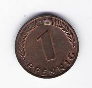 Deutschland  1 Pfennig 1969 D 