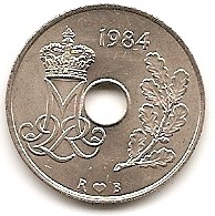  Dänemark 25 Ore 1984 #378   