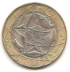  Italien 1000 Lira 1997 #388   