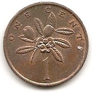  Jamaica 1 Cent 1970 #388   