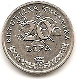  Kroatien 20 Lipa 1993 #404   