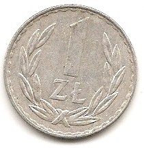  Polen 1 Zloty 1977 #412   