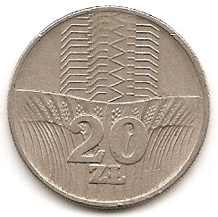 Polen 20 Zloty 1974 #418   