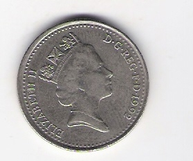  Grossbritannien 10 Pence 1992K-N  Schön Nr.454   