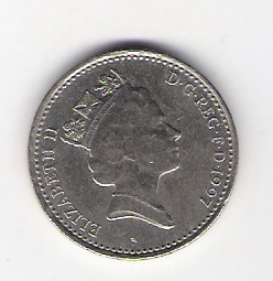  Grossbritannien 10 Pence 1997 K-N  Schön Nr.454   