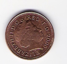  Grossbritannien 1 Penny St,K galvanisiert  2000  Schön Nr.479   