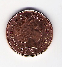  Grossbritannien 1 Penny St,K galvanisiert  2004  Schön Nr.479   