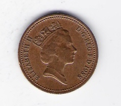  Grossbritannien 1 New Penny Bro 1988  Schön Nr.425   