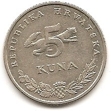  Kroatien 5 Kuna 2001 #434   