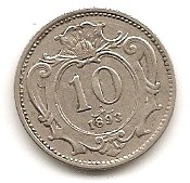  Österreich 10 Heller 1893 #442   