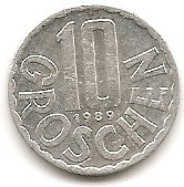  Österreich 10 Groschen 1989 #443   